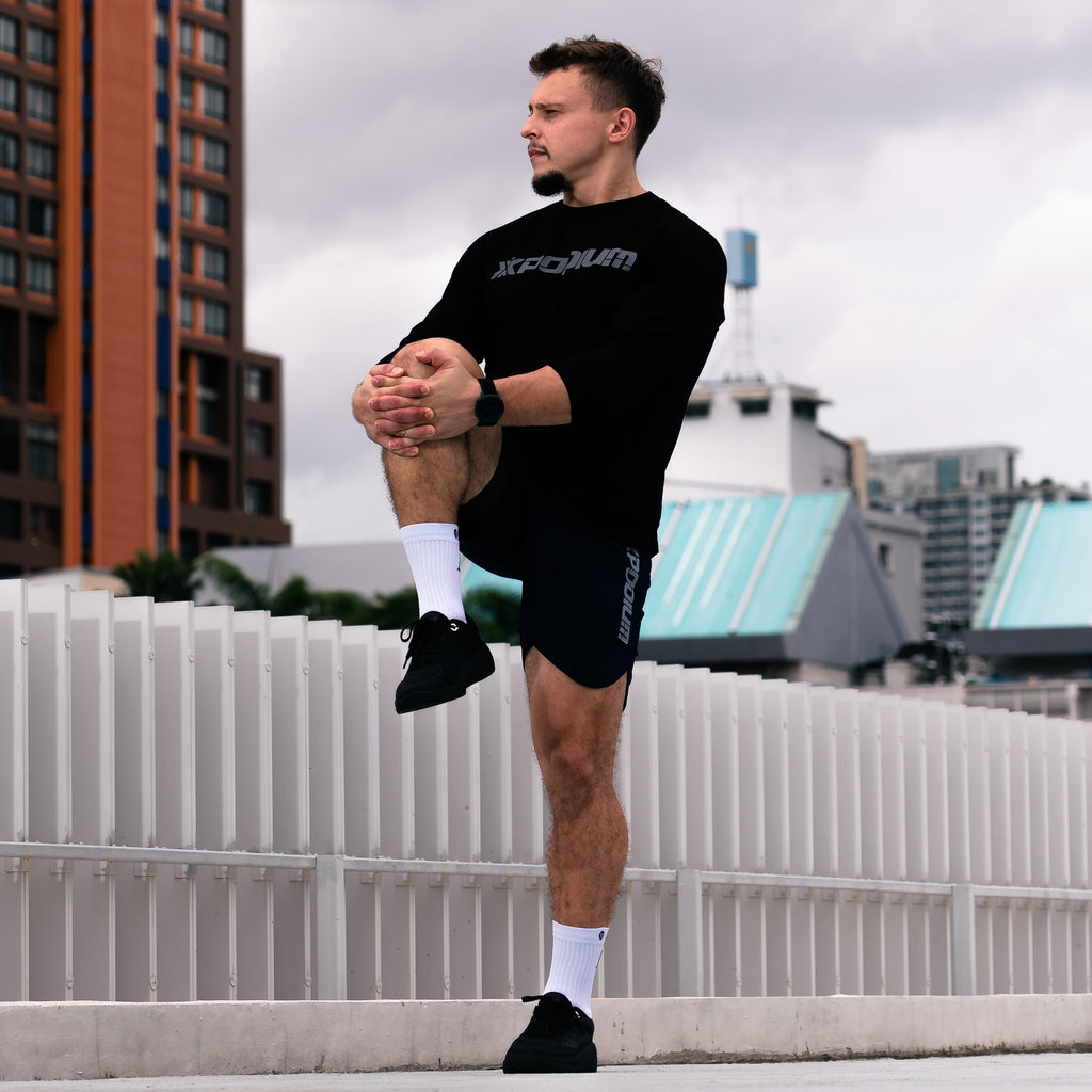 טי שירט עם שרוול ¾