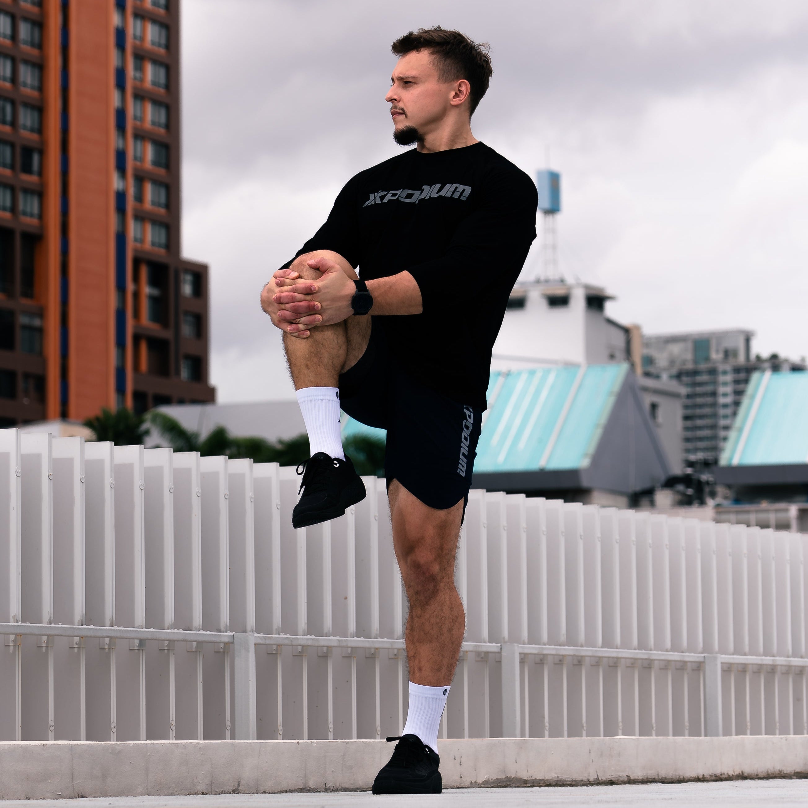 טי שירט עם שרוול ¾